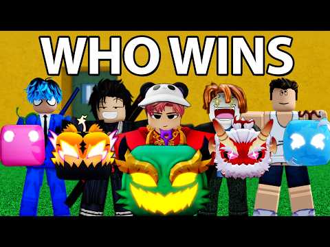5 YouTubers Race for the RAREST Blox Fruits