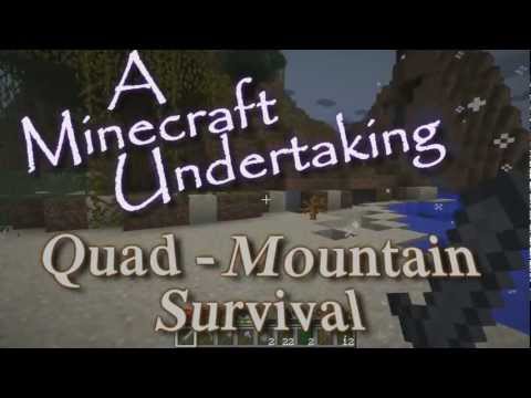 A Minecraft Undertaking (Ep. 122) Quad Mountain Survival - I Have A Base