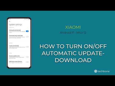 How to Turn On/Off Automatic Update-Download - Xiaomi [Android 11 - MIUI 12]