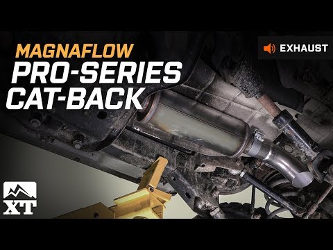 Jeep Wrangler Magnaflow Pro-Series Cat-Back Exhaust System (1997-2006 TJ) Sound Clip & Install