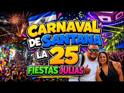 está en vivo carnaval de la 25 Santa Ana