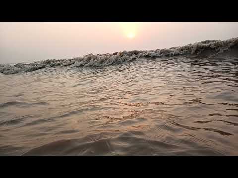 khubsurat Sagar 🌞 sunset ke time