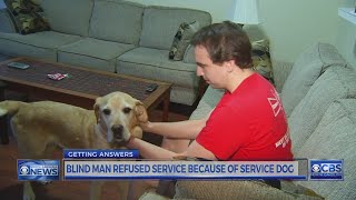 Blind man says he was refused service at NC restaurant over service over dog