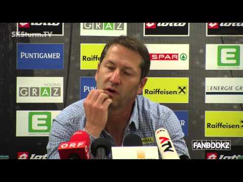 SK Sturm: Mediabriefing vor SK Rapid Wien (31. Runde 2014/15)