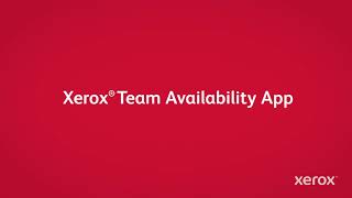 Xerox Team Availability App: Let Team Members Share Their Status YouTube וידאו