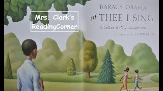 Of Thee I Sing... A Letter to My Daughters by Barack Obama - Words on Screen