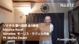 Download lagu No.612 ソナチネ 嬰ヘ短調 全3楽章  Maurice Ravel / Sonatine  モーリス・ラヴェル作曲  Pf. Malika Daulet mp3