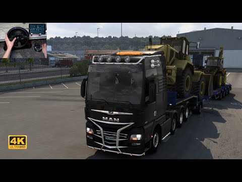 ETS2 to Stockholm (Loaders23t), Stering Wheel Gameplay,