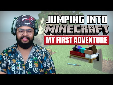 Minecraft Mayhem: Frustrated Insaan's First Jump
