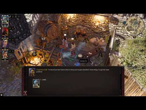 CAMP BOSS GRIFF GIVE ME 3500 GOLDS FOR FREE ACT 1 - Divinity Original Sin 2 Definitive Edition