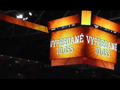 Atmosféra v treťom zápase play off Slovan CSKA