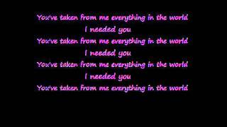 Puggy  How I needed you Lyric