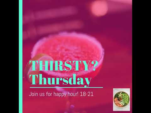 THIRSTY? Thursday