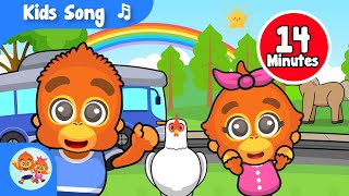 Download lagu Lagu Anak Bahasa Inggris Terkenal | Kumpulan Lagu 14 Menit | Coco dan Nana mp3