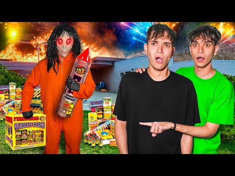 The Creepy Man Almost Set The House On Fire With Fireworks On The 4th Of July!