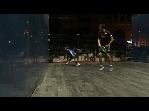 Squash: MegaRallies EP124: Gaultier v Ashour - El Gouna 2015