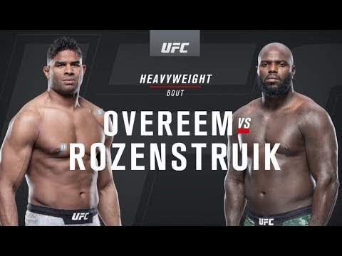Alistair Overeem vs Jairzinho Rozenstruik