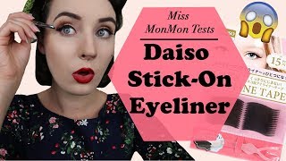Daiso Stick On Eye Liner I Miss MonMon Tests