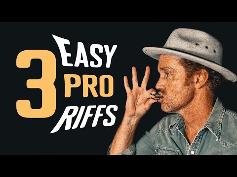#3 EASY Harmonica Riffs