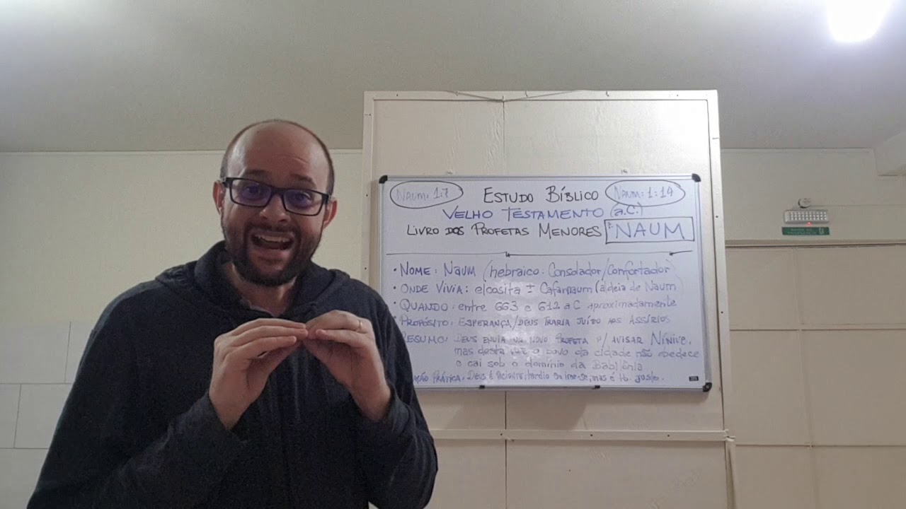 Estudo Bíblico - 15.04.2020 - Livro de NAUM - Pr. Daniel Zeuli🎓