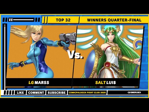 Comicpalooza 2025 - Winners Quarters - Marss (Zero Suit Samus) VS Lui$ (Palutena) - Ultimate Singles
