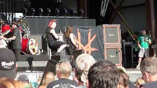 Hellyeah &quot;GodDamn&quot; Rock Fest 2013, Cadott, WI, live concert