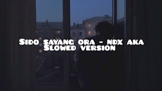 Download lagu Sido Sayang Ora - NDX AKA (Slowed Version) mp3