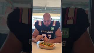 OL Drew Desjarlais reviews the Gold Rush hotdog