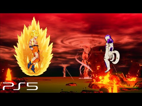 Dragon Ball Z: Kakarot PS5 - Super Saiyan Goku vs Frieza Boss Fight (4K 60FPS)