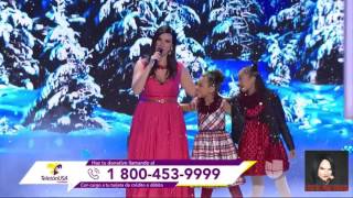 Laura Pausini canta Llego Navidad (Happy Xmas - War Is Over)no Teleton Usa 2016