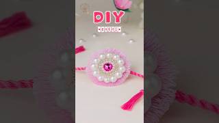 DIY Rakhi for Brother 🌸✨| Easy Cute Rakhi Making Ideas #shorts #rakhi #rakhimaking #handmade