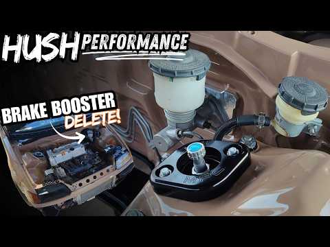 Brake Booster Delete Install EF Civic