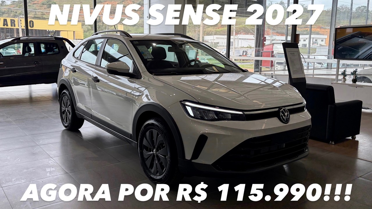 AVALIAÇÃO VW NIVUS SENSE 2027 - O NIVUS DE R$ 115.990!!!