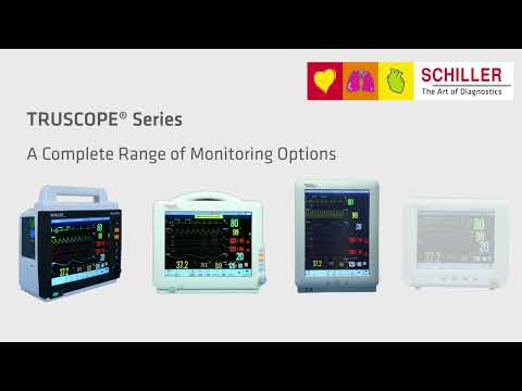 Schiller truscope ultra q5, q7 monitor series, 7 lead