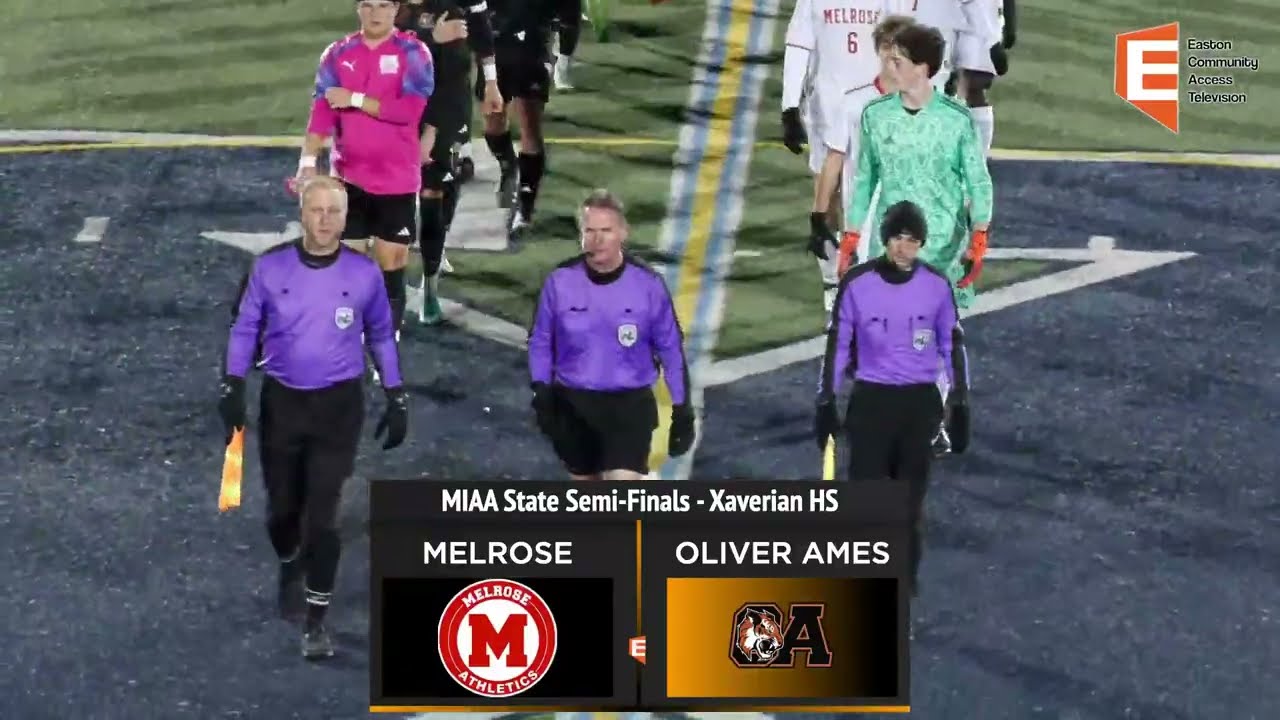 Oliver Ames Boys Soccer vs Melrose MIAA Div 2 Semi Finals 11/15/23