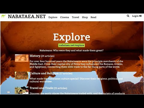 Introducing Nabataea.net