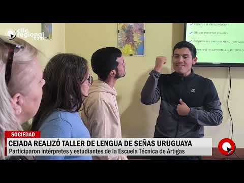 CEIADA REALIZÓ TALLER DE LENGUA DE SEÑAS CON CUPO LLENO EN ARTIGAS