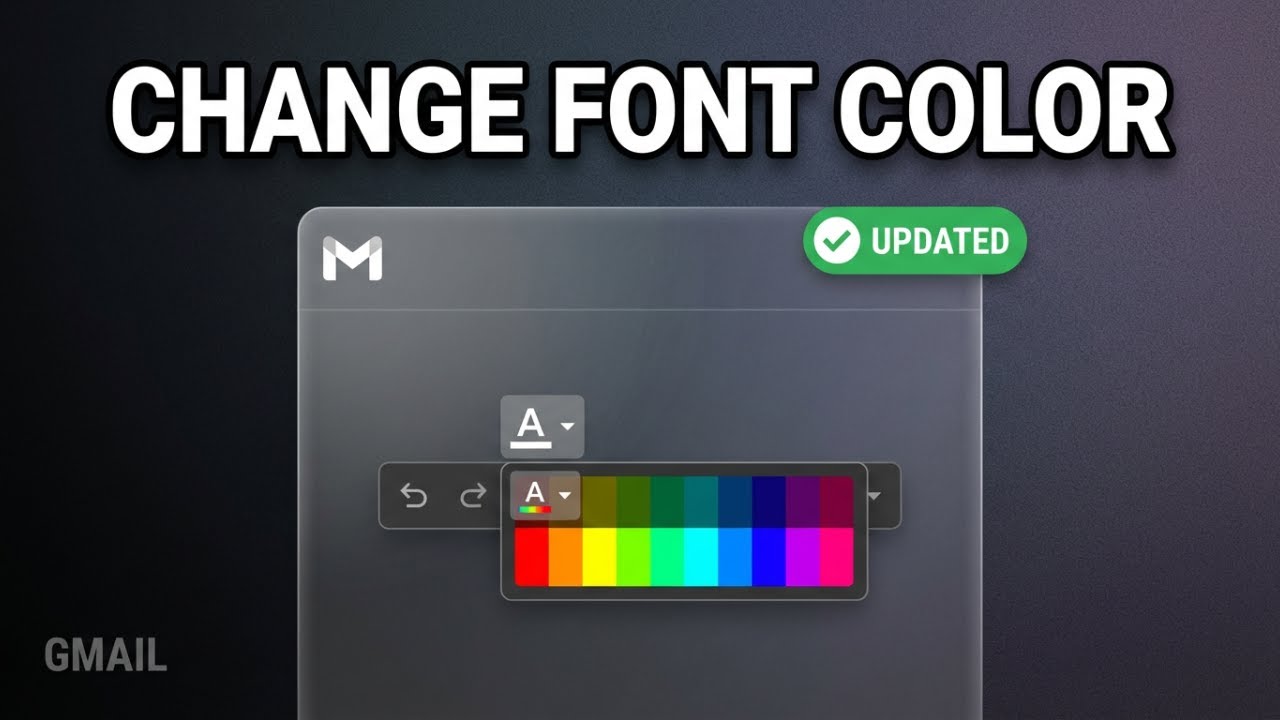 How To Change Font Color In Gmail (Text Color And Highlight Tutorial)