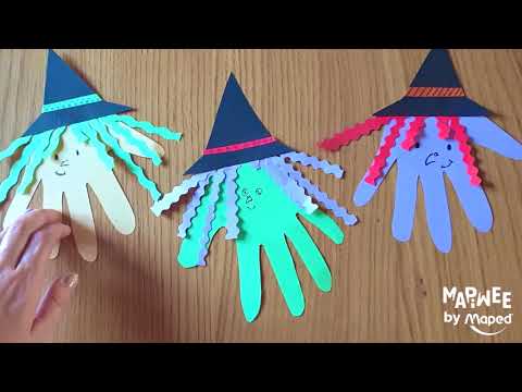 DIY Halloween | Sorcières en papier | Activité manuelle pour enfant