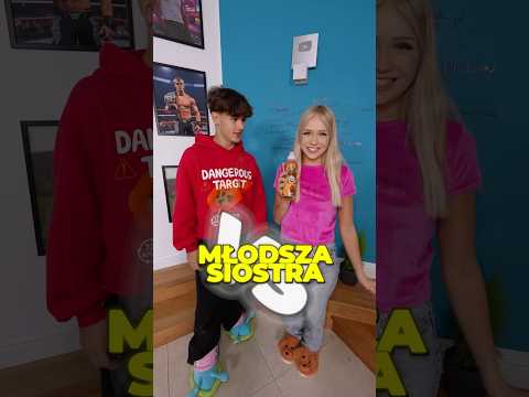 starszy brat vs młodsza siostra 😆🔥