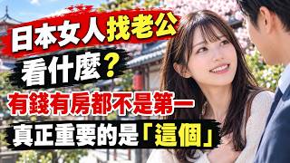 日本女人找老公顺序，有车有房不是第一？