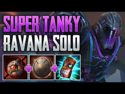 RIDICULOUSLY TANKY RAVANA BUILD! Ravana Solo Gameplay (SMITE Conquest)