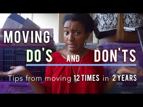Moving Tips: Do's and Don'ts from a 12-Time Moving Expert | Ahsante the Artist