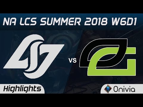 CLG vs OPT Điểm nổi bật NA LCS Mùa hè 2018 W6D1 Counter Logic Gaming vs Optic Gaming by Onivia Par