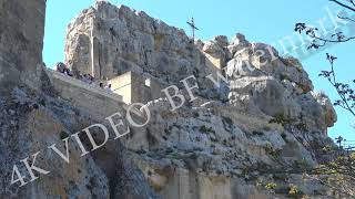 4K Italy, Matera, UNESCO site, Rock Church of Santa Maria di Idris  C0092  ok   M  fast
