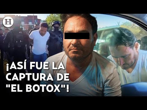 ¡Triste y golpeado! Así llegó "El Botox" a CDMX tras ser detenido por extorsión a limoneros