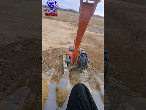biggest Hitachi jcb Excavator machine #youtubeshorts #machine #excavator