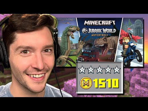 Jurassic World's NEW Minecraft DLC IMPRESSED Me! (Marketplace Review)