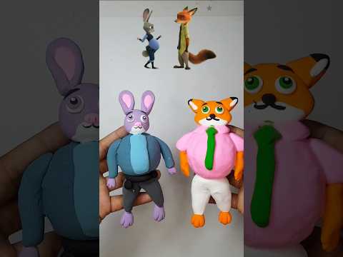ZOOTOPIA Color Mixing judy hopps pregnant and Nick wild pregnant tralalero tralala, orcalero orcala