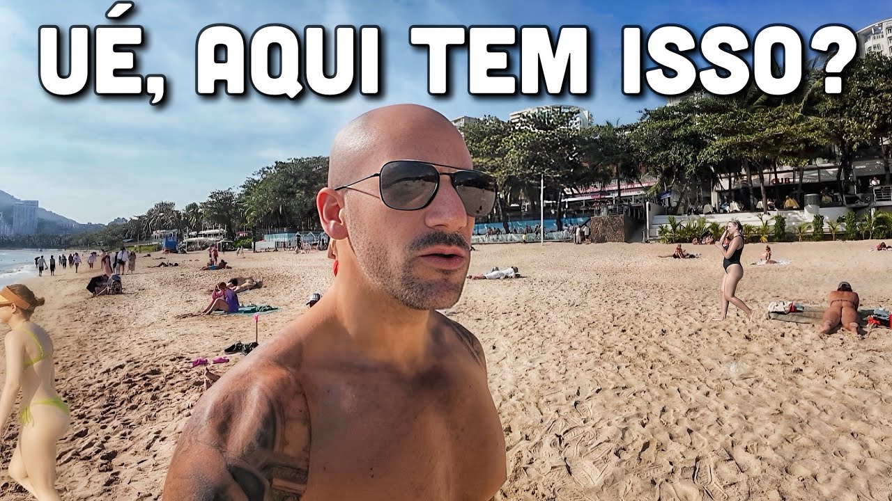 CHEGUEI NA PRAIA RUSSA DA CHINA 🇨🇳🇷🇺